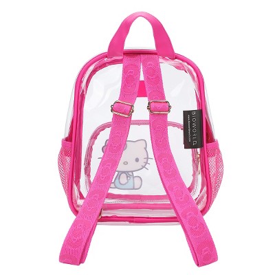 Sanrio Hello Kitty Sitting Character Adult 11" Clear Mini Backpack — фото 4