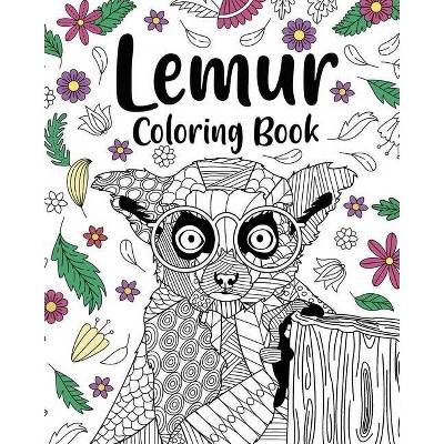 Lemur Coloring Book - by  Paperland (Paperback)