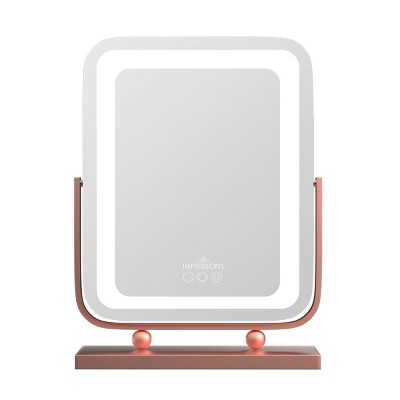 Impressions Vanity Touch Allure Tri-Tone LED Makeup Mirror