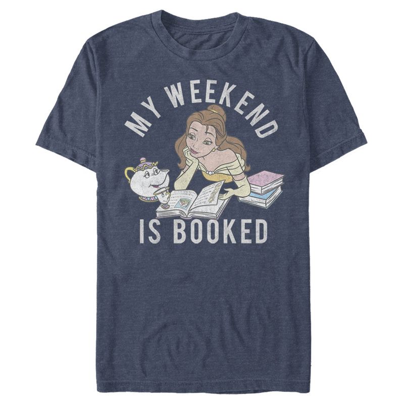 Men's Beauty and the Beast Weekend Booked T-Shirt, 1 of 3
