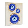 Stupell Industries Round Blue Evil Eye Pattern Canvas Art, 30" x 40" - 2 of 4