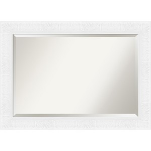 Amanti Art Luxe Beveled Framed Bathroom Vanity Wall Mirror - 1 of 4
