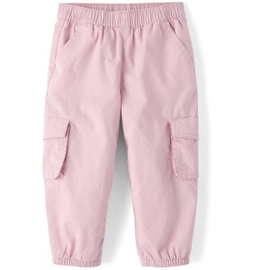 The Children's Place Toddler Girls Parachute Pull On Cargo Jogger Pants - 1 of 4