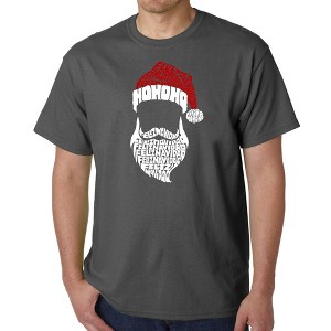 LA Pop Art Feliz Navidad Santa Claus - Men's Word Art T-Shirt - 1 of 4