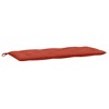 vidaXL Garden Bench Cushion Melange Red 47.2"x19.7"x2.8" Fabric - 2 of 4