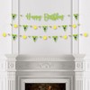 Big Dot of Happiness Let’s Rally - Pickleball - Birthday Party Letter Banner Decoration - 36 Banner Cutouts and Happy Birthday Banner Letters - 3 of 4
