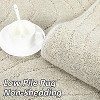 Runner Rug – Shaggy, Soft, Non-Slip, Non-Shedding Indoor Hallway Runner, Accent Rug with Modern Wave Pattern for Bedroom, Nursery - 3 of 4