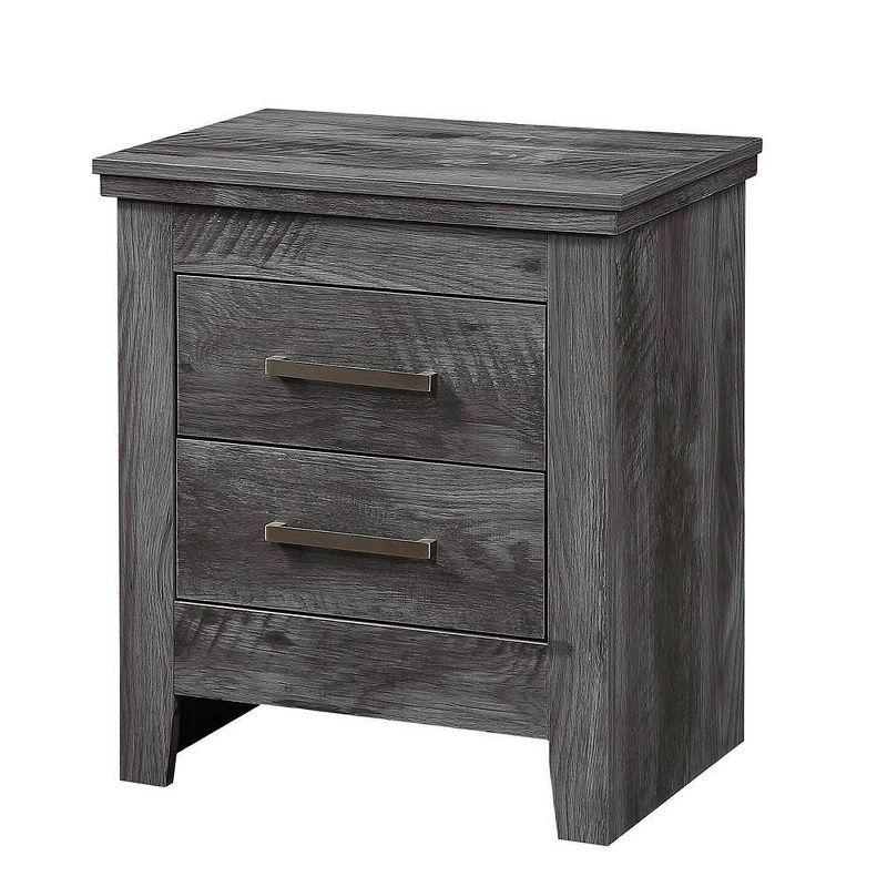21&#34; Vidalia Nightstand Rustic Gray Oak - Acme Furniture, 3 of 7