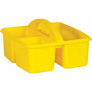 Teacher Created Resources Yellow Plastic Storage Caddy (Pack of 6) - 1 of 1