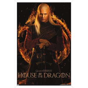 Trends International House of the Dragon - Daemon One Sheet Framed Wall Poster Prints - 1 of 4