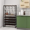MOEPISY Freestanding Wine Rack with 4 Tier Wine Storage - 4 of 4