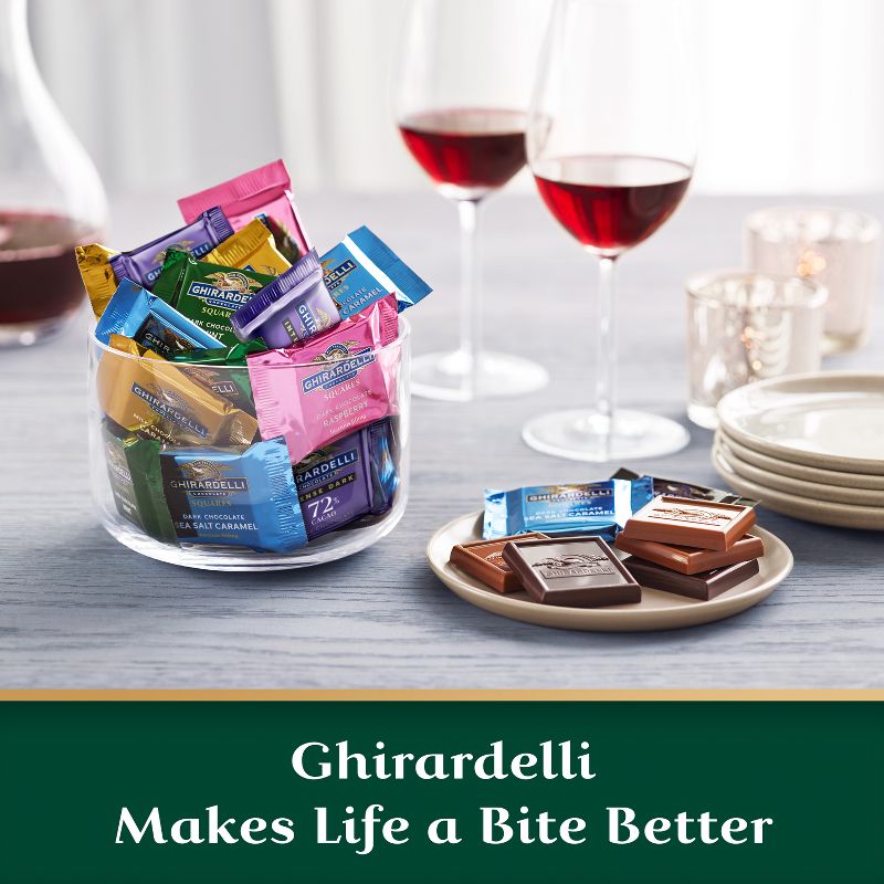 Ghirardelli Dark Chocolate Mint Candy Squares - 6.38oz, 6 of 9