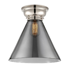 Cone - 1 Light Flush Mount In Industrial Style-11.4 Inches Tall and 12 Inches Wide - 1 of 1