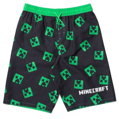 Minecraft Zombie Creeper Alex Steve Rash Guard And Swim Trunks Outfit Set  Little Kid To Big Kid : Target