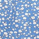sky blue floral