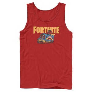 Mens Fortnite Uncle Pete's Pizza Pit Tank Top - 1 of 4
