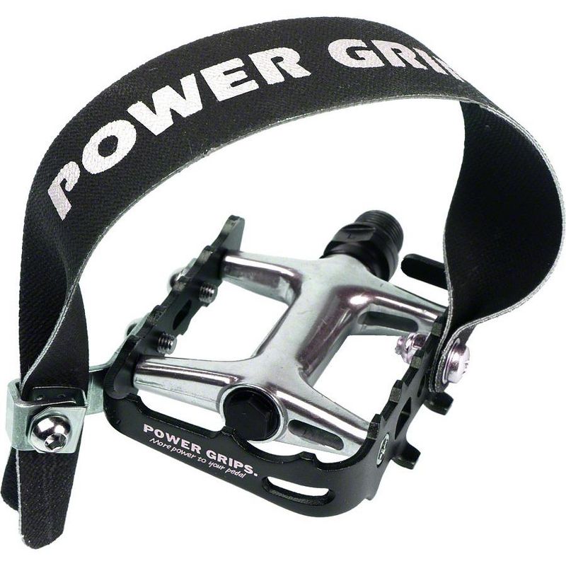 Power Grips High Performance Cage Pedal Kit 9/16" Chromoly Axle Alloy Body Black, 1 of 2