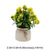 Unique Bargains Artificial Plants Dandelion Display Plastic 3.94"x3.94"x9.06" 1 Pc - 3 of 4