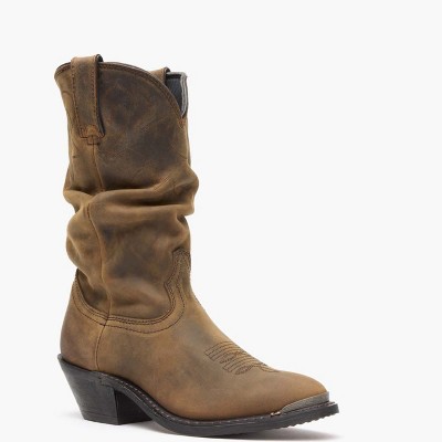 Women's Durango® Women's Distressed Tan Slouch Western Boot