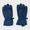 London Fog Boy's Ski Gloves - Winter Sports Snow Gloves with Velcro Closure and Reinforfced Grip for Kids (Size 4-6) - 3 of 4