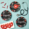 Sparkle and Bash 80 Pack Nurse Paper Plates for Nursing Graduation Party Supplies for Student Nurses, Doctors, Medical Professionals, 9 In - image 2 of 4