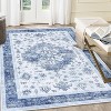 Vintage Machine Washable Area Rug - Ultra-Thin, Stain Resistant & Non-Slip Rug for Living Room, Bedroom & Home Decor - 4 of 4