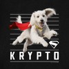 Women's Superman 2025 Krypto Lines Cap Sleeve Baby Rib Crop Top - 3 of 4