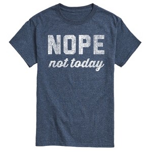 Men's - Instant Message - Distressed Nope Not Today Short Sleeve Graphic T-Shirt - 1 of 4