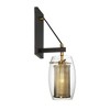 Savoy House Dunbar 1 - Light Wall Light in  Warm Brass/Bronze - 2 of 2