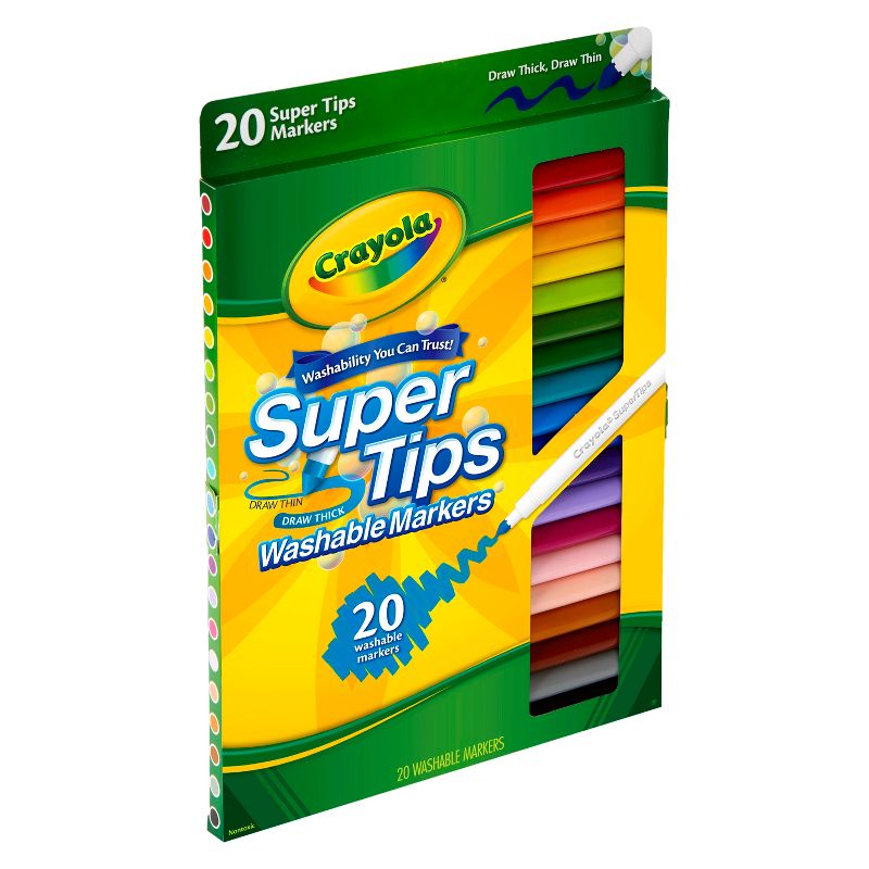 Crayola 20ct Super Tips Washable Markers, 6 of 12