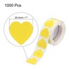 Unique Bargains Self-Adhesive Heart Decorations Stickers for Envelope Wedding 1000 Pcs - 2 of 4