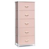 Crestlive Products Vertical Dresser for Bedroom Storage Tower With Steel Frame Wood Top Easy Pull Fabric Bins - 2 of 4
