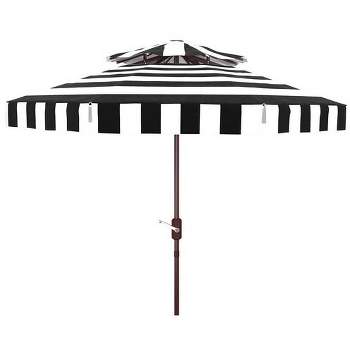 Elsa Fashion Line 9Ft Double Top Patio Outdoor Umbrella  - Safavieh