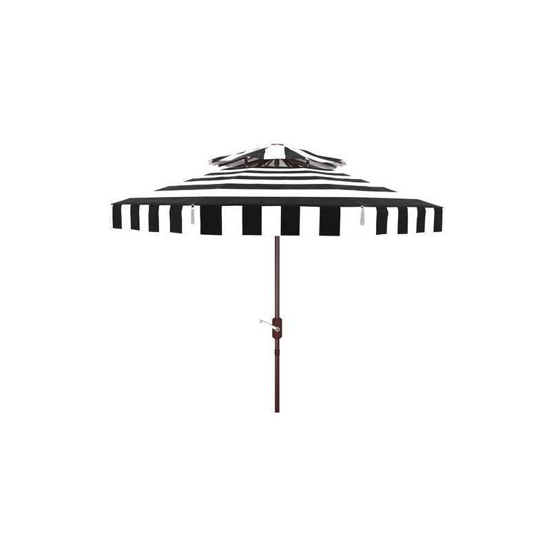 Elsa Fashion Line 9Ft Double Top Patio Outdoor Umbrella  - Safavieh, 1 of 2