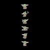 Junior's Star Wars: The Mandalorian Mini Grogu Playing  Jogger Sweatpants - Black - X Large - 2 of 3