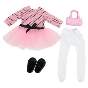 New Adventures: Style Girls: 18" Doll Outfit - Pink Tutu - 5 Pieces - 1 of 4