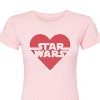 Women's - Star Wars - Valentine Heart Logo Fitted Graphic T-Shirt - 2 of 2