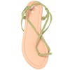 Journee Collection Womens Mischa Ankle Wrap Low Block Heel Sandals Olive 10 - 4 of 4