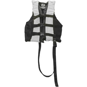 Hardcore life jacket paddle vest; Coast Guard approved Type III PFD life vest flotation device w/Leg Strap - 1 of 4