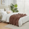 Amelie Home Reversible Chenille Cable Knit Throw Blanket - 3 of 4