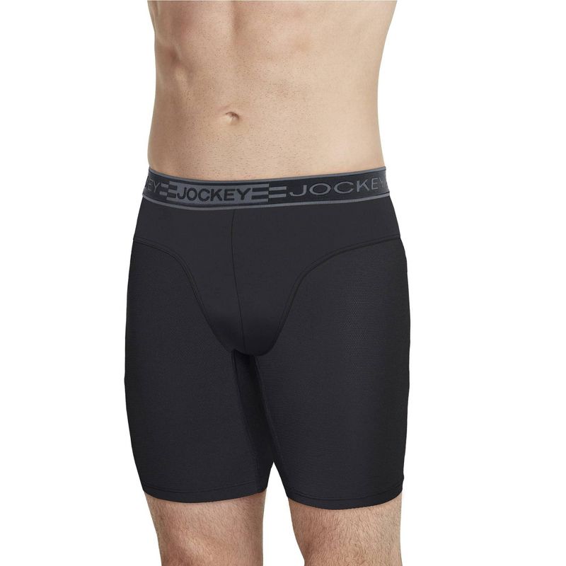 Jockey Men's Sport Cooling Mesh Performance 9" Midway Brief, 1 of 2