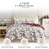 Southshore Fine Living, Holiday Collection Christmas Bedding Oversized Quilt Sets - 4 of 4
