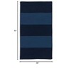 Colonial Mills Newport Textured Stripe Braided Rug, Blues 3'x5', Rectangle Shape - 2 of 4
