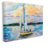 Stupell Industries Vivid Nautical Sailboat Landscape Canvas Wall Art - image 3 of 4