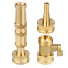 Syemin Landscape Equipment Parts and Accessories, Heavy-Duty Adjustable Twist Hose Nozzle, Versatile, Easy to Use, Gold, 1.18"*1.18"*4.06" - 2 of 4