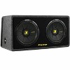 Kicker Bass package - Dual 12" CompS in a ported box with CX600.1 amplifier, wiring kit, grilles, and bass knob. - 2 of 4