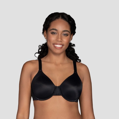 Vanity Fair Womens Beauty Back Full Figure Wireless Smoothing Bra 71380 -  Midnight Black - 44dd : Target