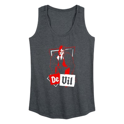 Women's - Disney Villains - De Vil Graphic Racerback Tank