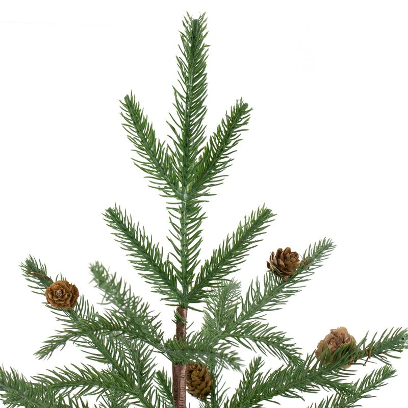 Northlight 1.6 FT Medium Artificial Christmas Tree in Burlap Base â€“ Unlit, 2 of 5