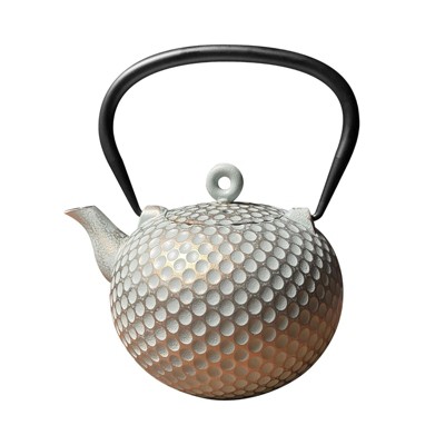 Frieling JA "Dim", Cast Iron Teapot, 34 fl. oz., Mint/Gold